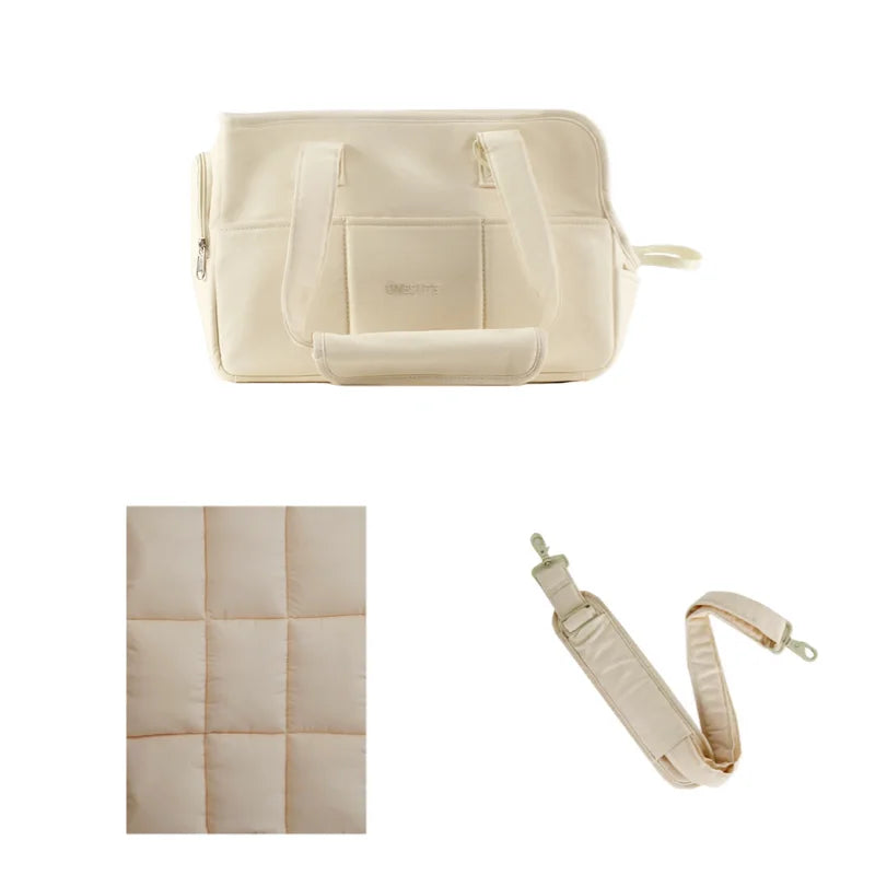 Compact Pet Travel Carrier Bag for Cats & Small Dogs
