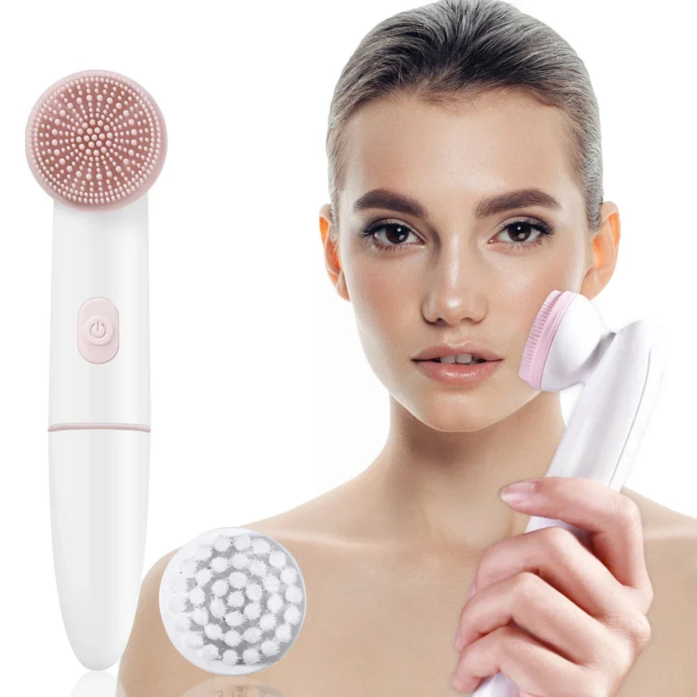 Gentle Facial Massage Silicone Brush - Glamry