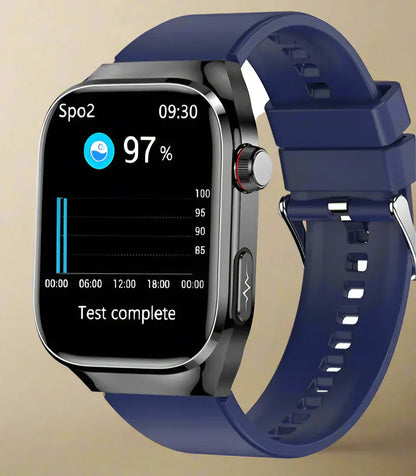 Premium Fitness Smartwatch with Heart Rate, Blood Pressure, HD Display