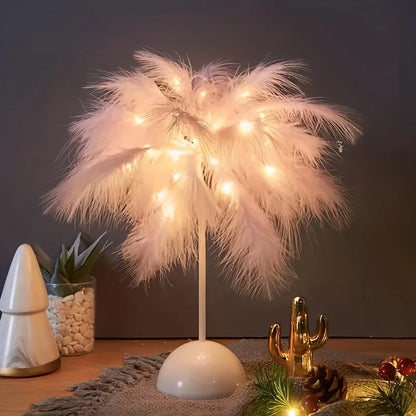 Luxurious Plume Table Lamp - Glamry