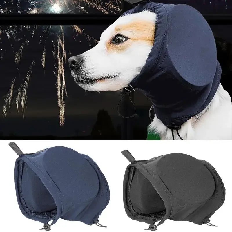 Comfortable Dog Ear Muffs - Noise Cancelling Pet Ear Protectors - Glamry