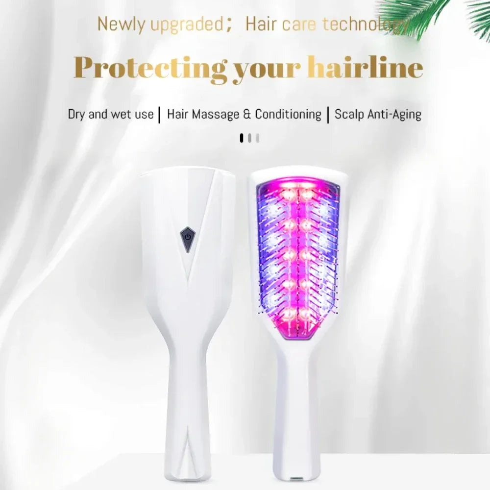Healing Infrared Massage Hair Brush - Glamry