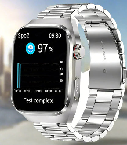 Premium Fitness Smartwatch with Heart Rate, Blood Pressure, HD Display