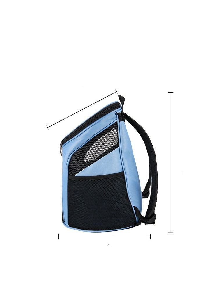 Pet Travel Bag with Side Pocket for Dogs and Cats