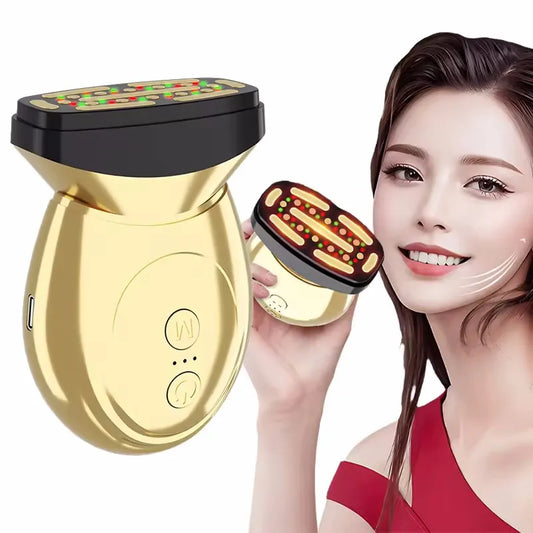 Anti Aging Red Light Facial Massager for Glowing Skin - Glamry