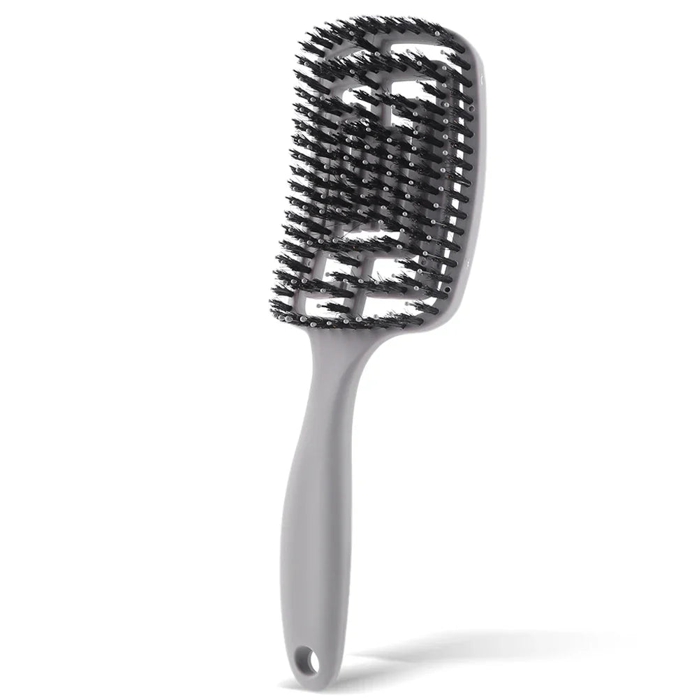 Easy Glide - Soft Bristle Hair Brush for Smooth Styling