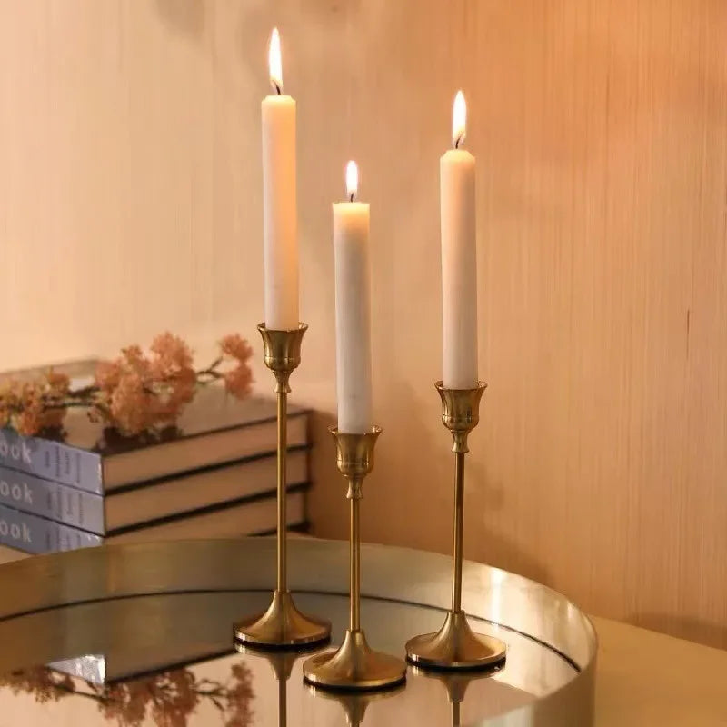 Luxury Metal Candle Holder Set - Glamry