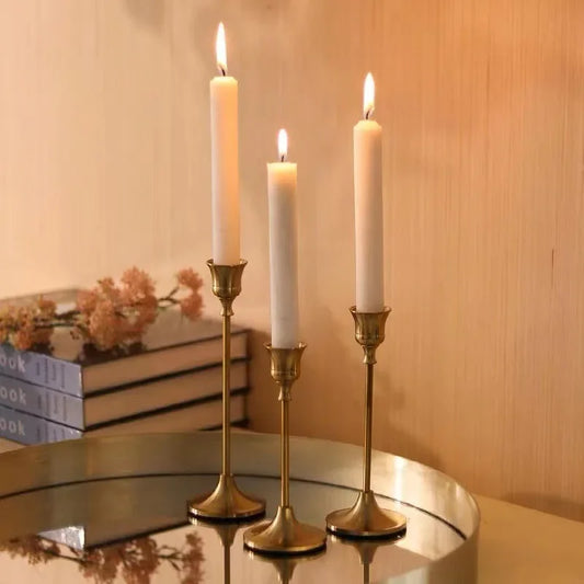 Luxury Metal Candle Holder Set - Glamry