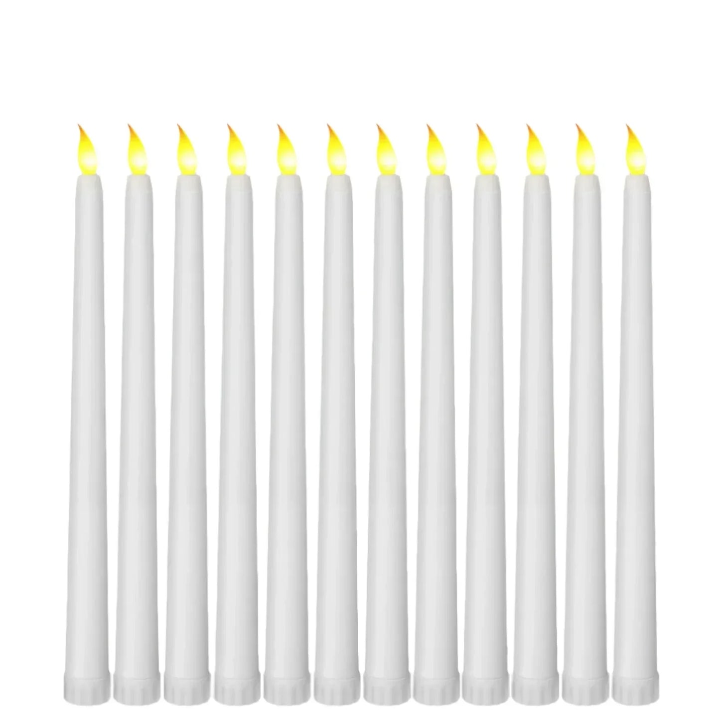 Spooky LED Black Candle Lights for Decor