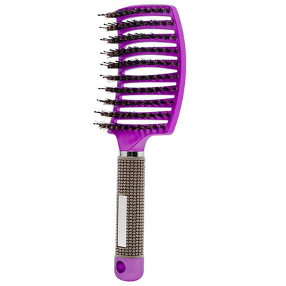 Gentle Care Comb - Soft Bristle Detangling Brush