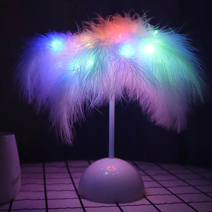 Luxurious Plume Table Lamp