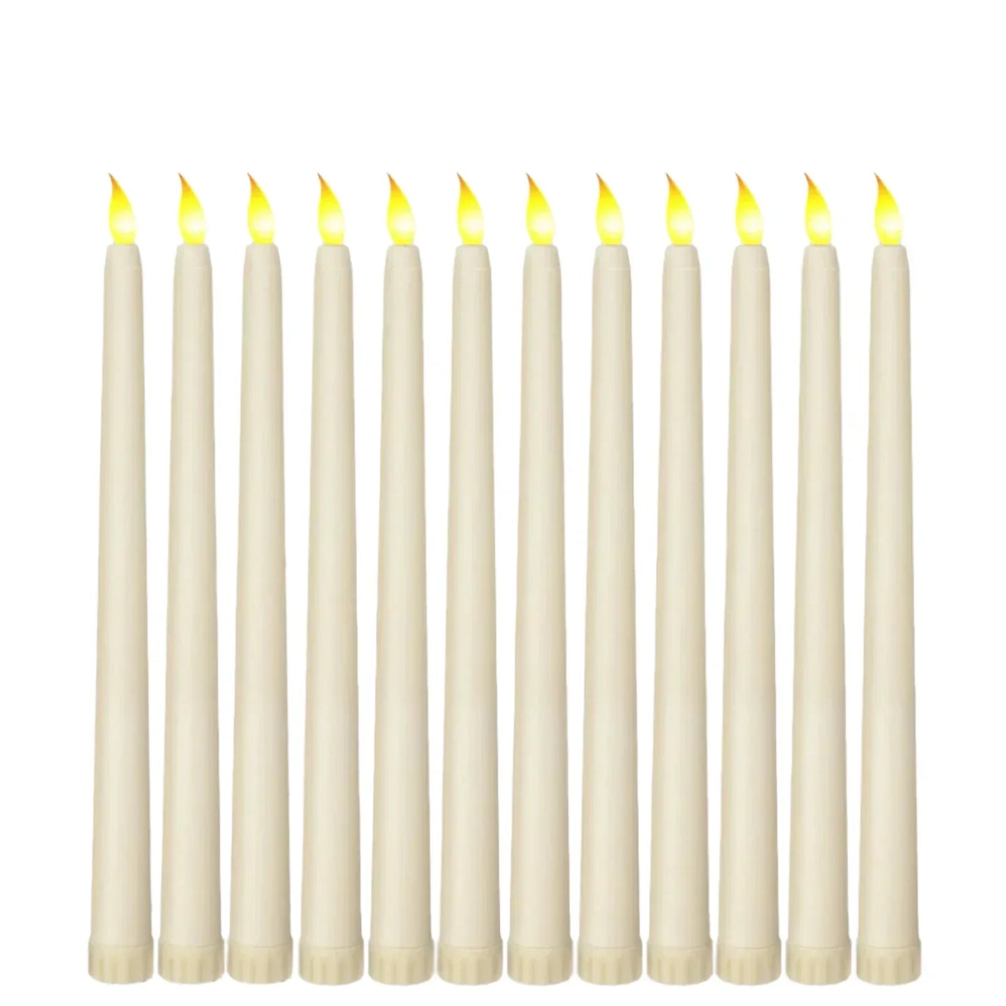 Spooky LED Black Candle Lights for Decor