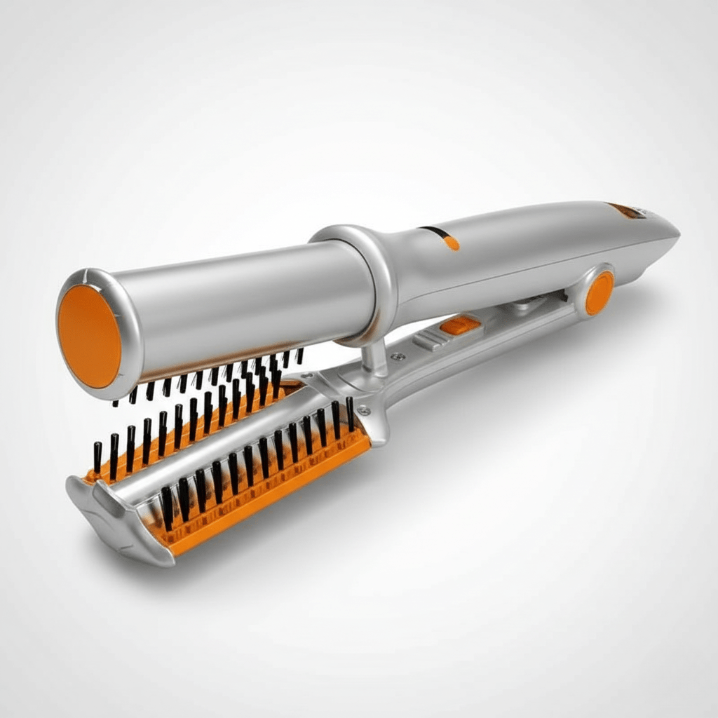 Easy Curl 2-in-1 Rotating Hair Styler for Salon Volume - Glamry