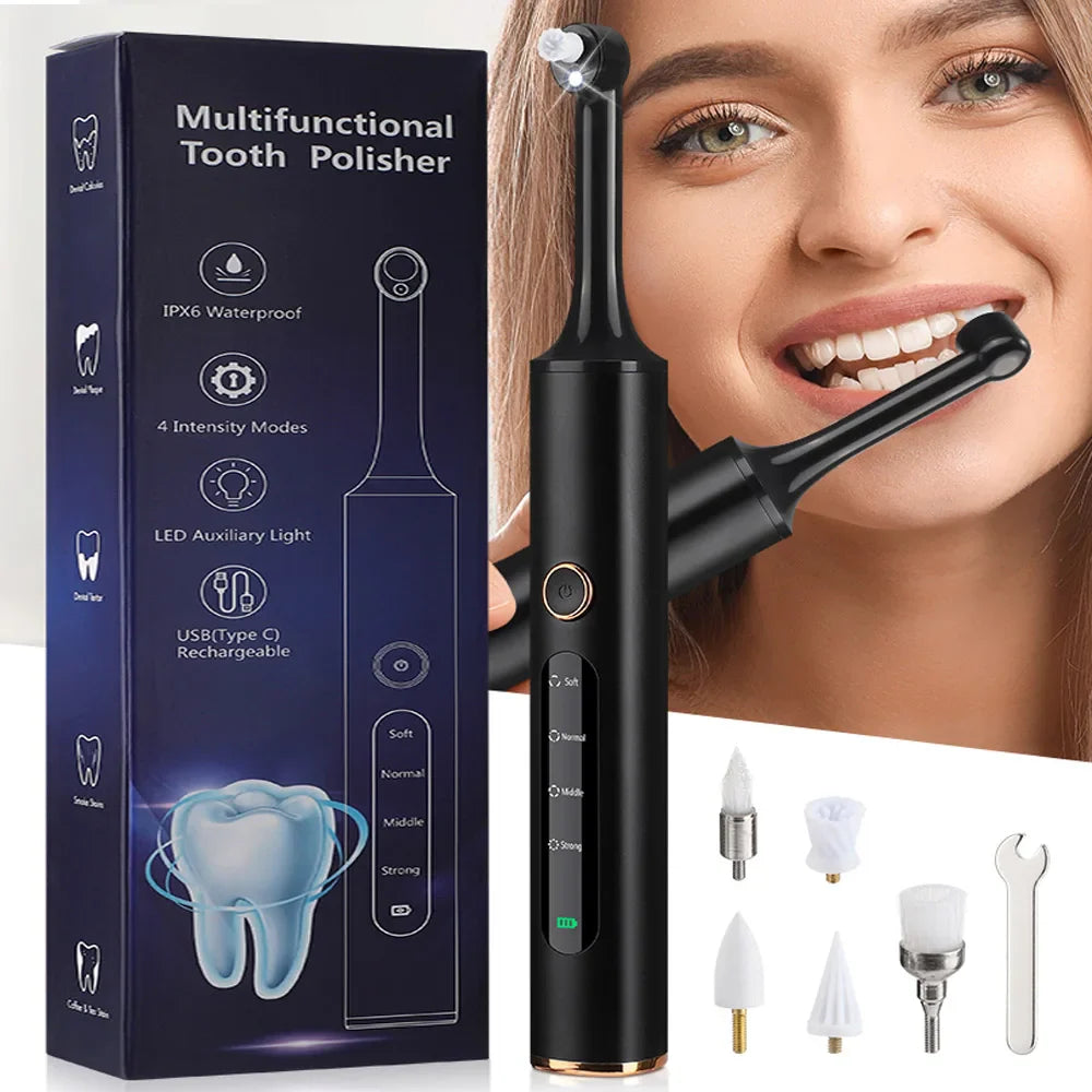 Professional Rechargeable Tooth Polisher and Cleaner - Glamry
