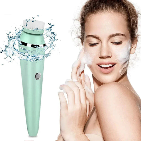 Advanced 4-in-1 Facial Skin Cleansing Brush - Glamry