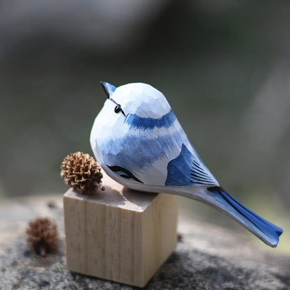 Beautiful Handcrafted Wooden Bird Decor