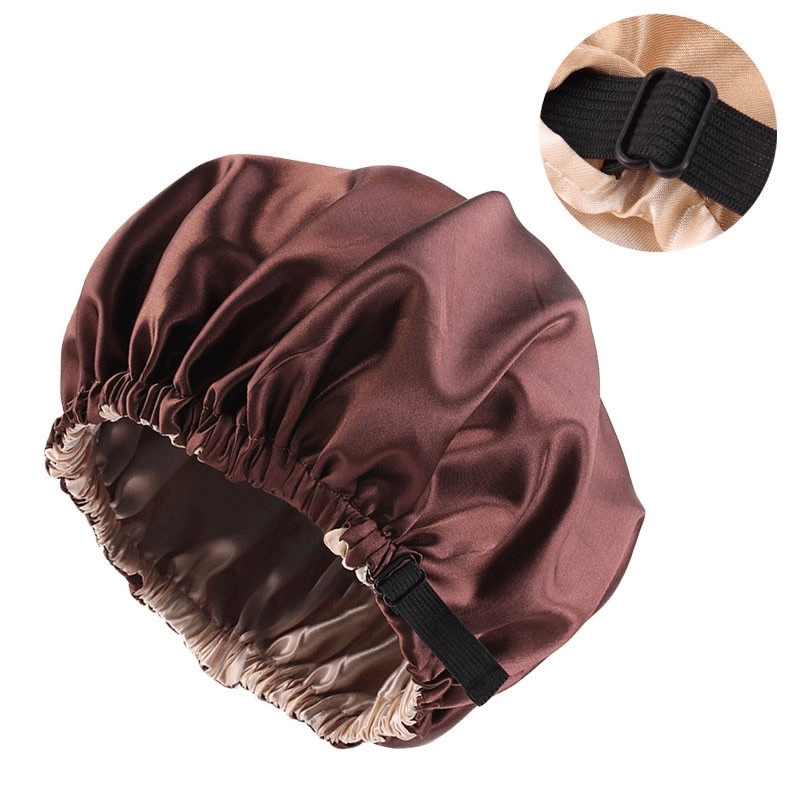 Silky Soft Satin Sleep Hair Cap - Glamry