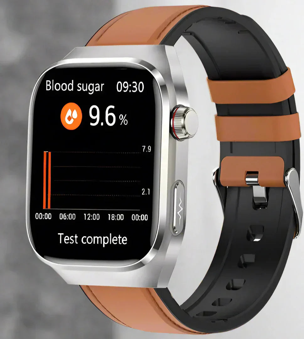 Premium Fitness Smartwatch with Heart Rate, Blood Pressure, HD Display