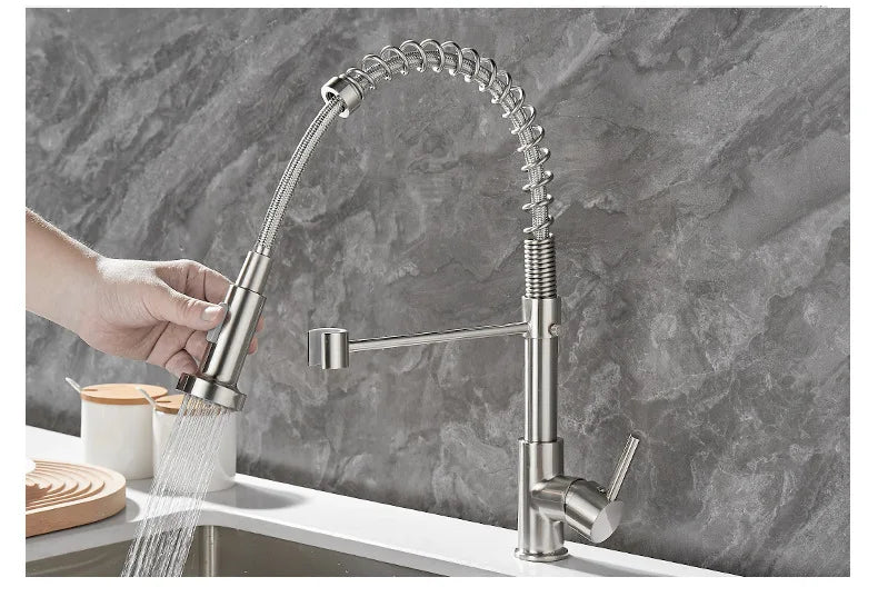 Stylish Double Sink Faucet