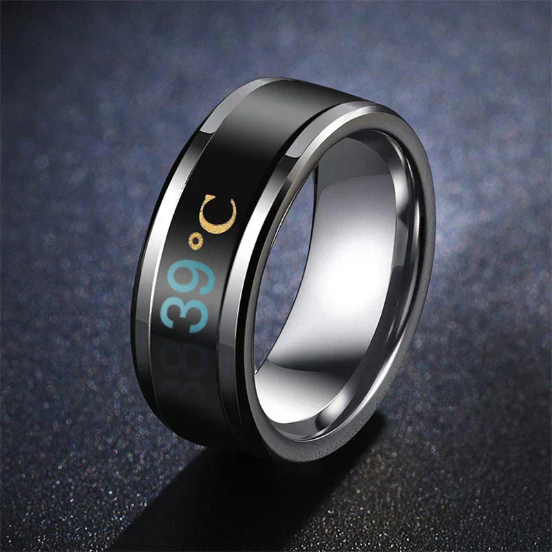 Intelligent Thermal Alert Smart Ring - Glamry