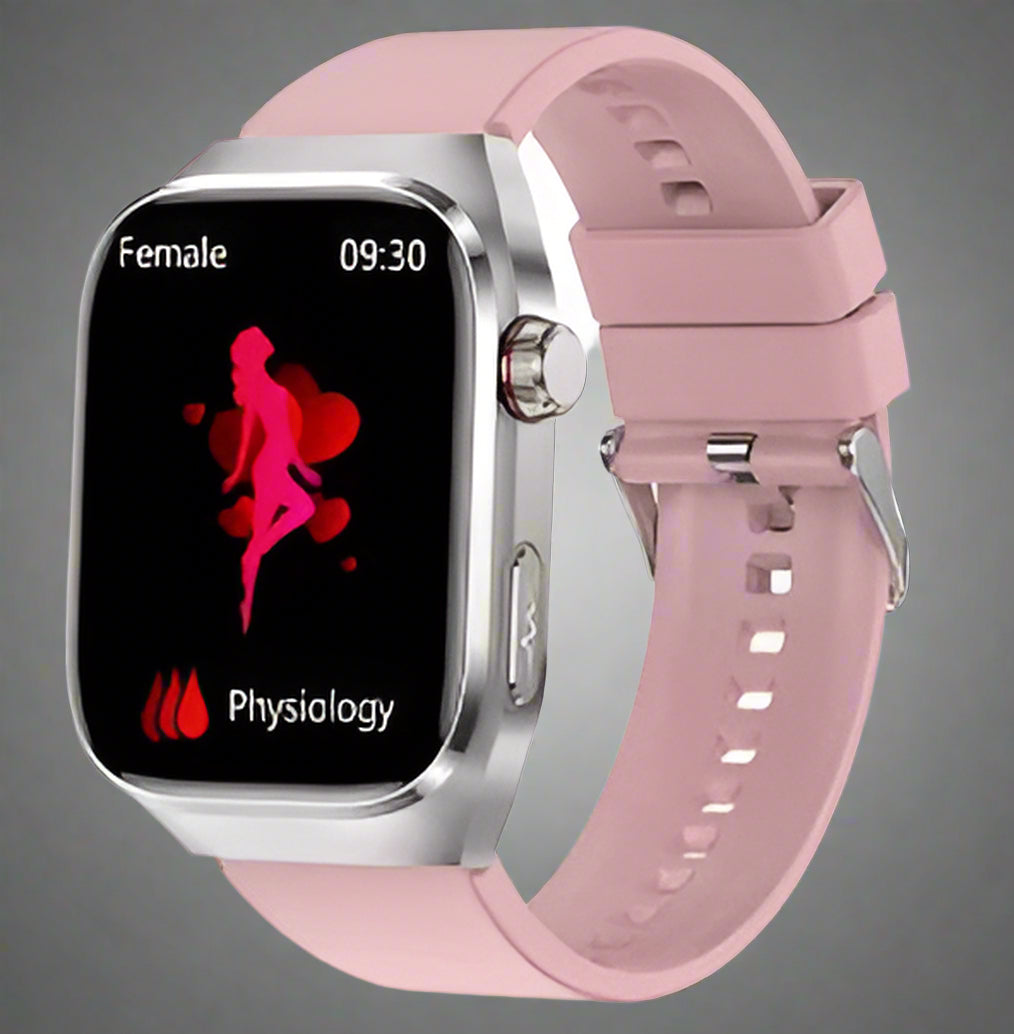 Premium Fitness Smartwatch with Heart Rate, Blood Pressure, HD Display