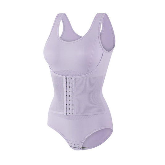 Slimming Mid Waist Shaper Bodysuit - Seamless Butt Lift Shapewear - Glamry