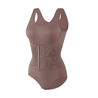 Slimming Mid Waist Shaper Bodysuit - Seamless Butt Lift Shapewear