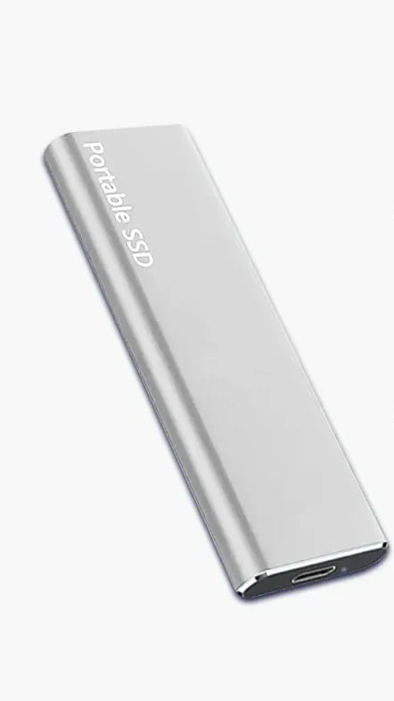 Slim Portable USB-C External Hard Drive