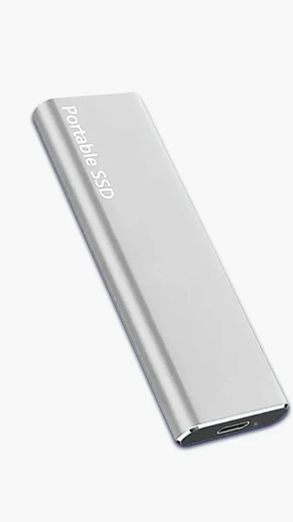 Slim Portable USB-C External Hard Drive