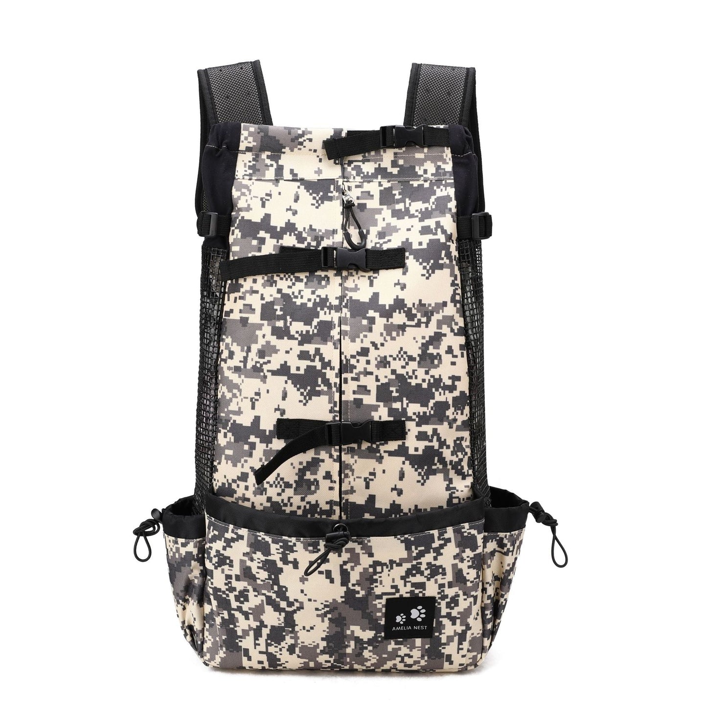 Pet Travel Bag with Side Pocket for Dogs and Cats