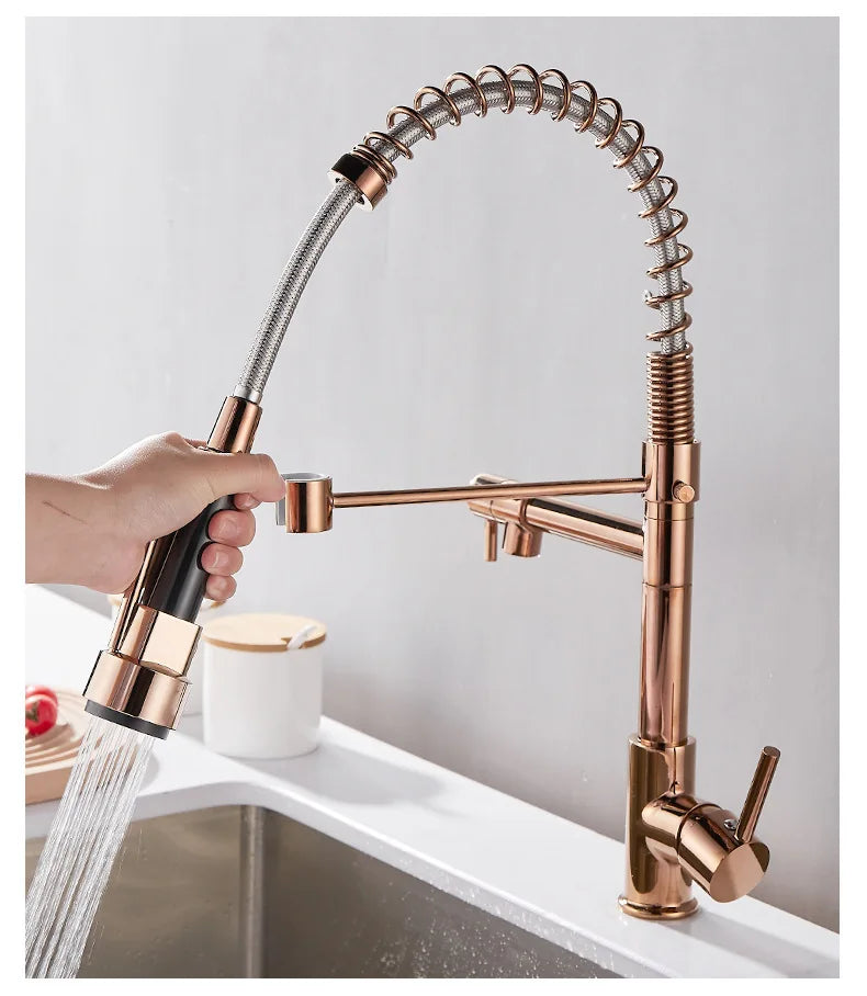 Stylish Double Sink Faucet