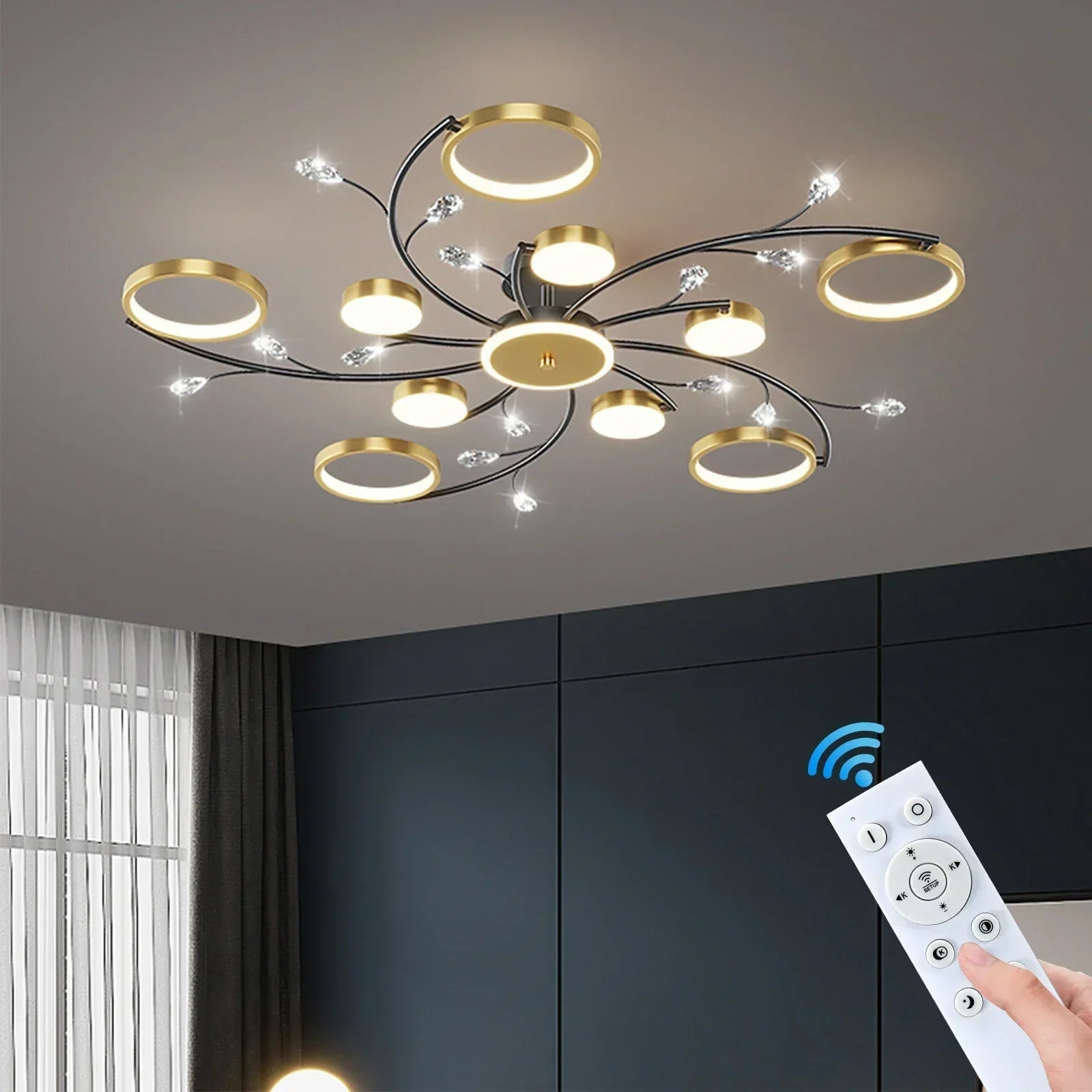 Adjustable Pendant Light with Dimmer - Glamry