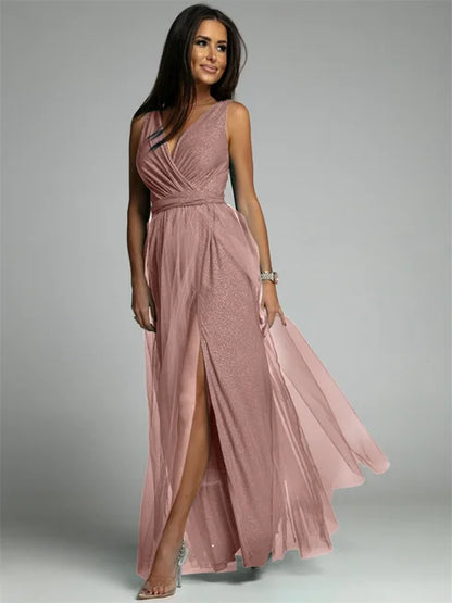 Elegant See Through Mesh Dress - Glamry