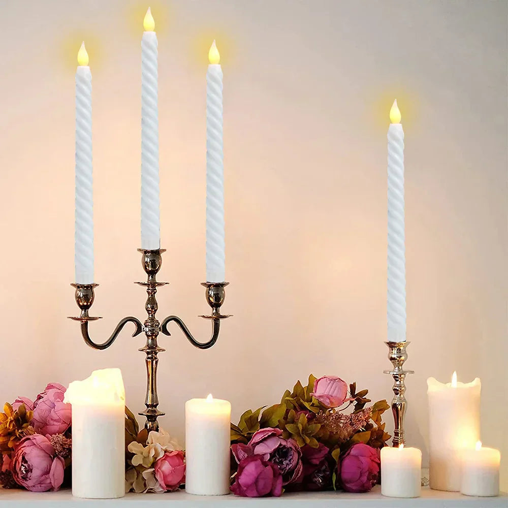 Realistic LED Candle Holder Set - Glamry