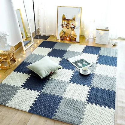 Safe Cushioned Baby Playmat for Infants and Toddlers - Glamry