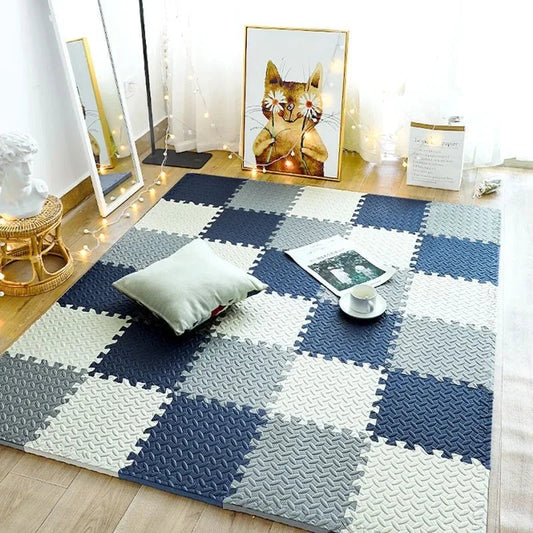 Safe Cushioned Baby Playmat for Infants and Toddlers - Glamry