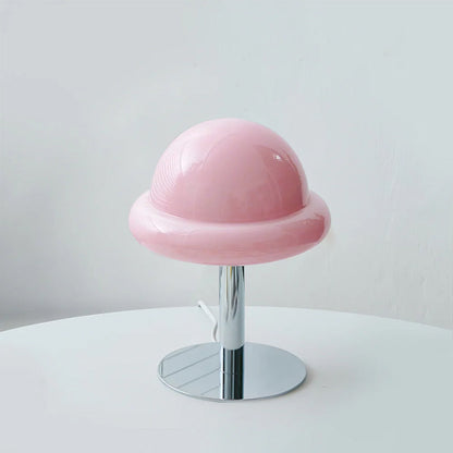 Galaxy Table Lamp with Silver Finish and Space Design