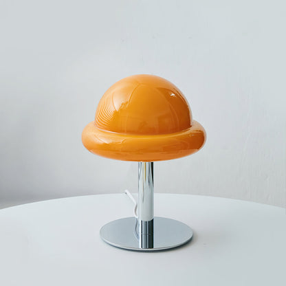 Galaxy Table Lamp with Silver Finish and Space Design