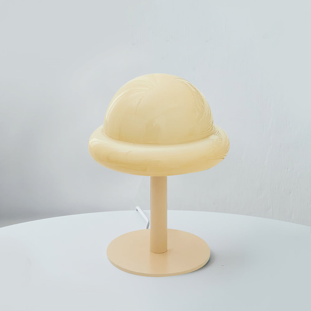 Galaxy Table Lamp with Silver Finish and Space Design