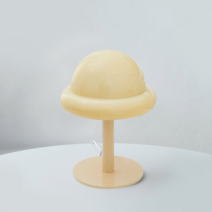 Galaxy Table Lamp with Silver Finish and Space Design