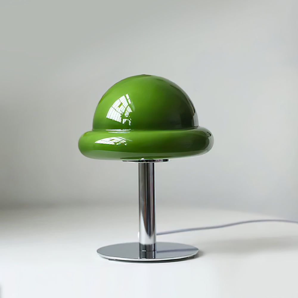 Galaxy Table Lamp with Silver Finish and Space Design