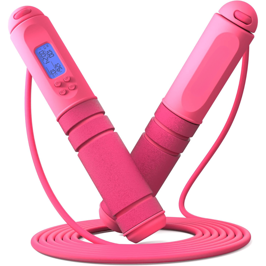 Fitness Digital Jump Rope with Calorie Tracker and Timer