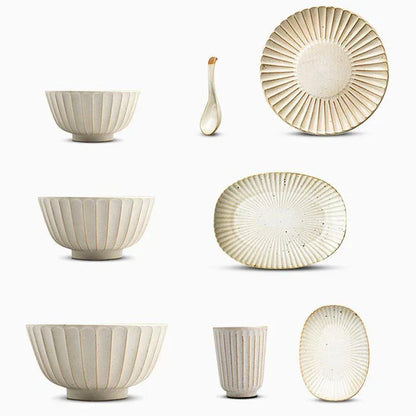 Classic 21-Piece White Dinnerware Set