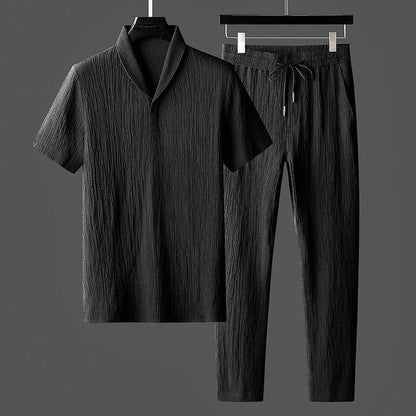 Cool Cotton Mens Summer Clothing Set for Maximum Comfort