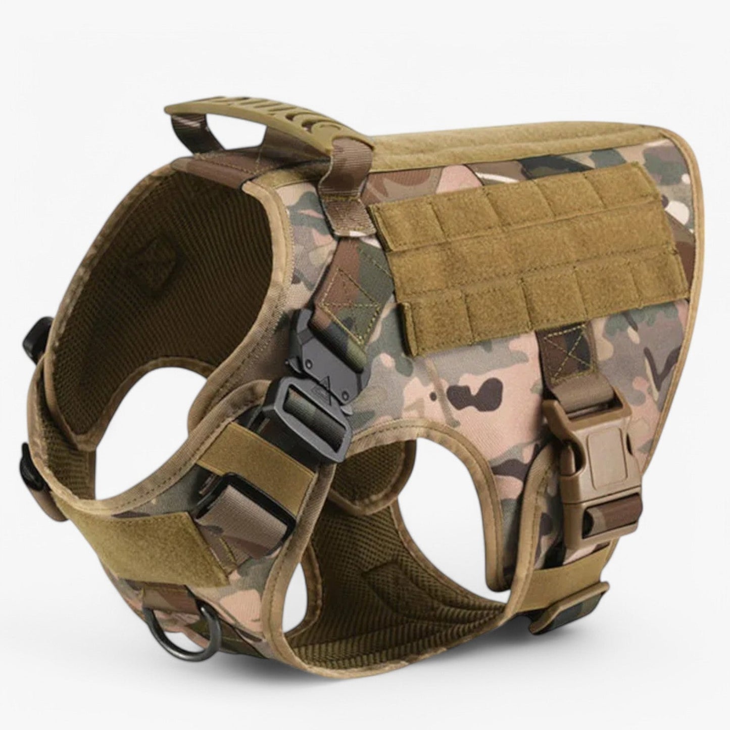 Durable Padded Dog Vest with Handle and Reflective Straps - Glamry