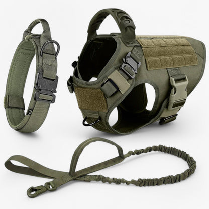 Durable Padded Dog Vest with Handle and Reflective Straps