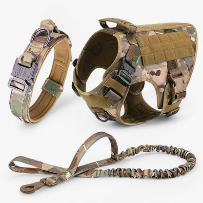 Durable Padded Dog Vest with Handle and Reflective Straps