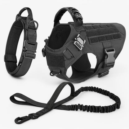 Durable Padded Dog Vest with Handle and Reflective Straps