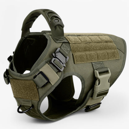 Durable Padded Dog Vest with Handle and Reflective Straps