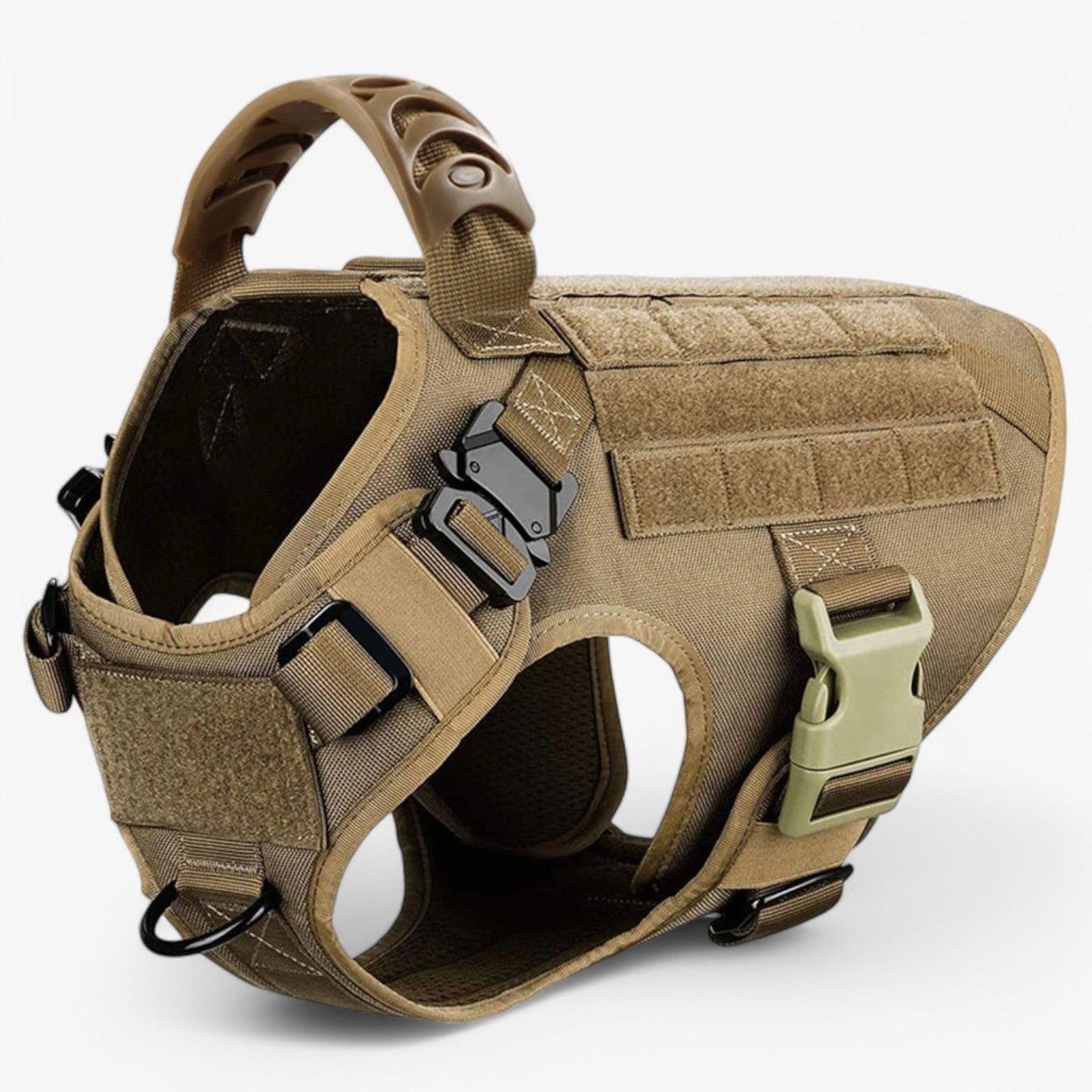 Durable Padded Dog Vest with Handle and Reflective Straps